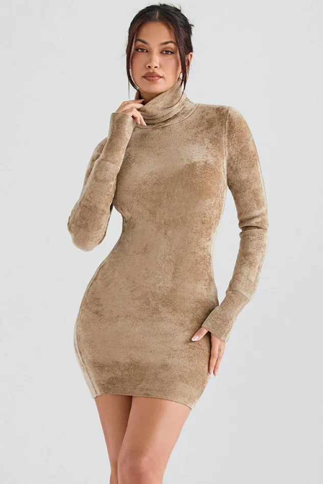Women Taya Fawn Chenille Mini Dress House Of CB Dresses Women Taya Fawn Chenille Mini Dress House Of CB Dresses