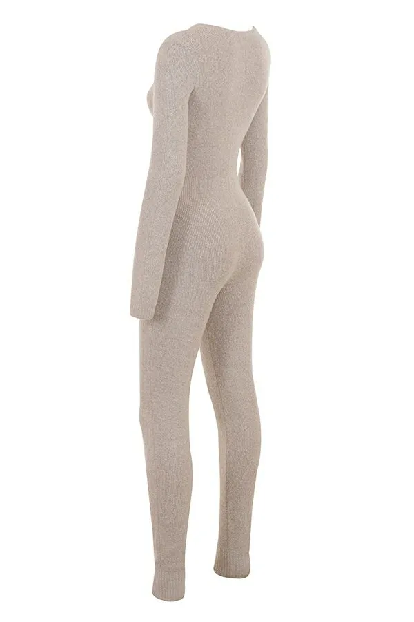 Women Tiggy Opal Marl Loungewear Jumpsuit House Of CB Loungewear Women Tiggy Opal Marl Loungewear Jumpsuit House Of CB Loungewear