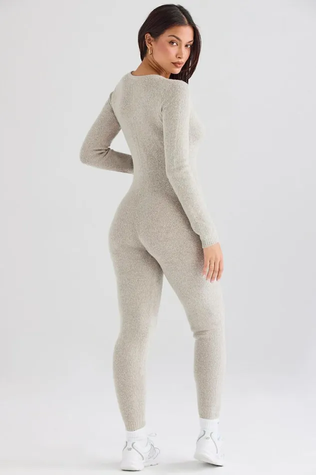Women Tiggy Opal Marl Loungewear Jumpsuit House Of CB Loungewear Women Tiggy Opal Marl Loungewear Jumpsuit House Of CB Loungewear