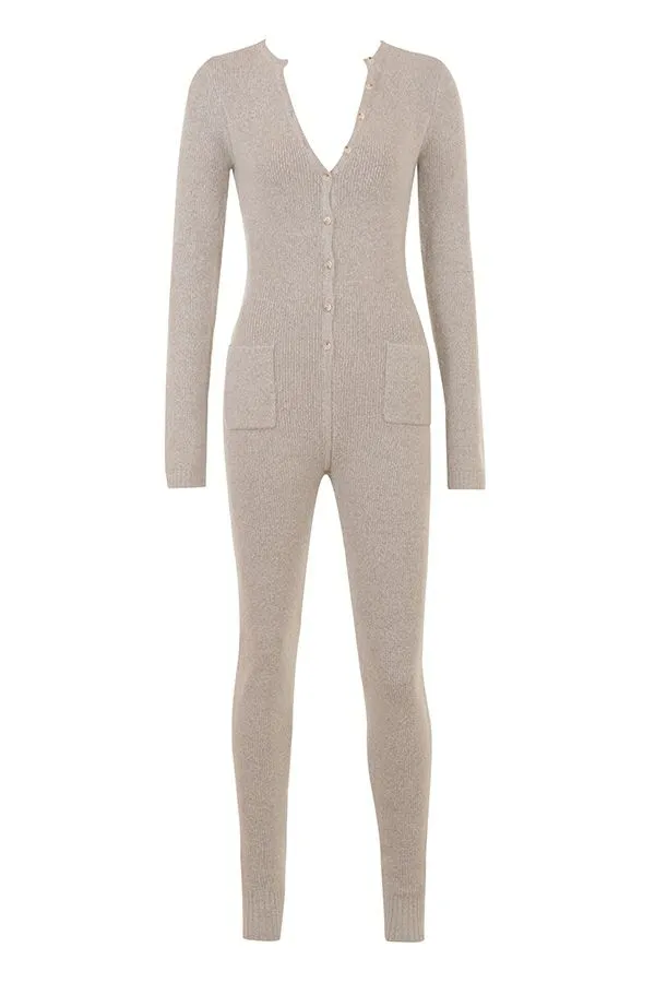 Women Tiggy Opal Marl Loungewear Jumpsuit House Of CB Loungewear Women Tiggy Opal Marl Loungewear Jumpsuit House Of CB Loungewear