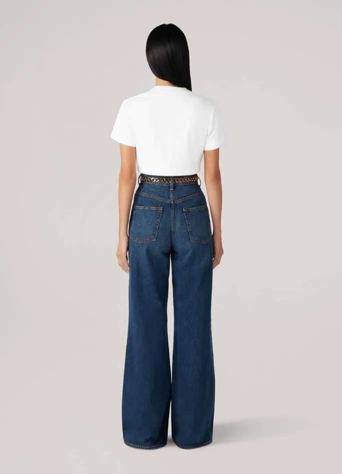 Women Tops and Shells St John Short Sleeve Jersey Cropped Top White Women Tops and Shells St John Short Sleeve Jersey Cropped Top White