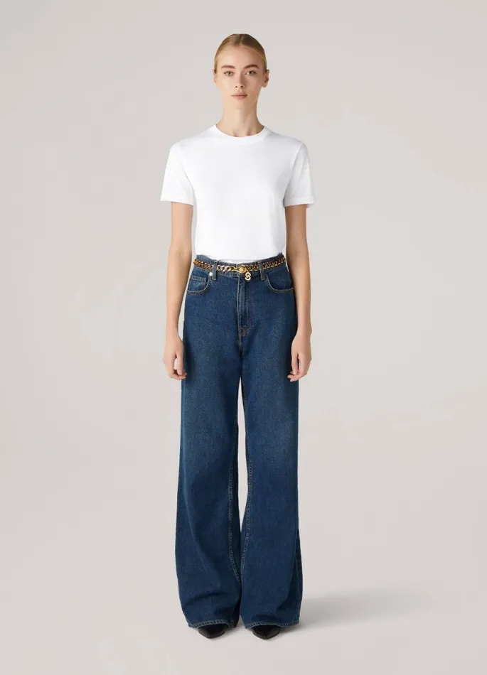 Women Tops and Shells St John Short Sleeve Jersey Top White Women Tops and Shells St John Short Sleeve Jersey Top White