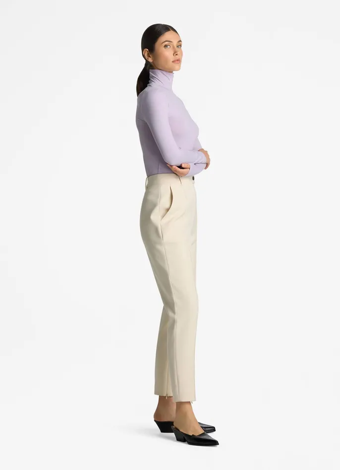 Women Tops and Shells St John Solid Nuda Turtleneck Sea Green Women Tops and Shells St John Solid Nuda Turtleneck Sea Green