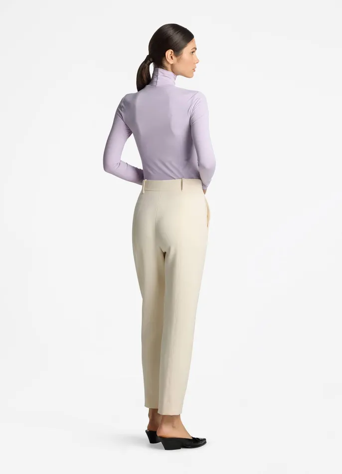 Women Tops and Shells St John Solid Nuda Turtleneck Sea Green Women Tops and Shells St John Solid Nuda Turtleneck Sea Green