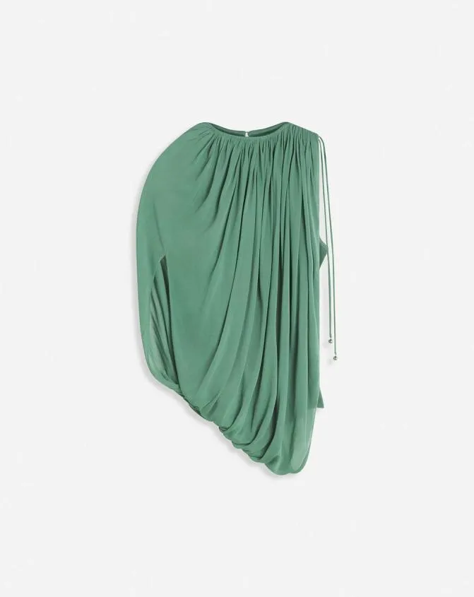 Women Tops Lanvin Draped Jersey Top Meleze