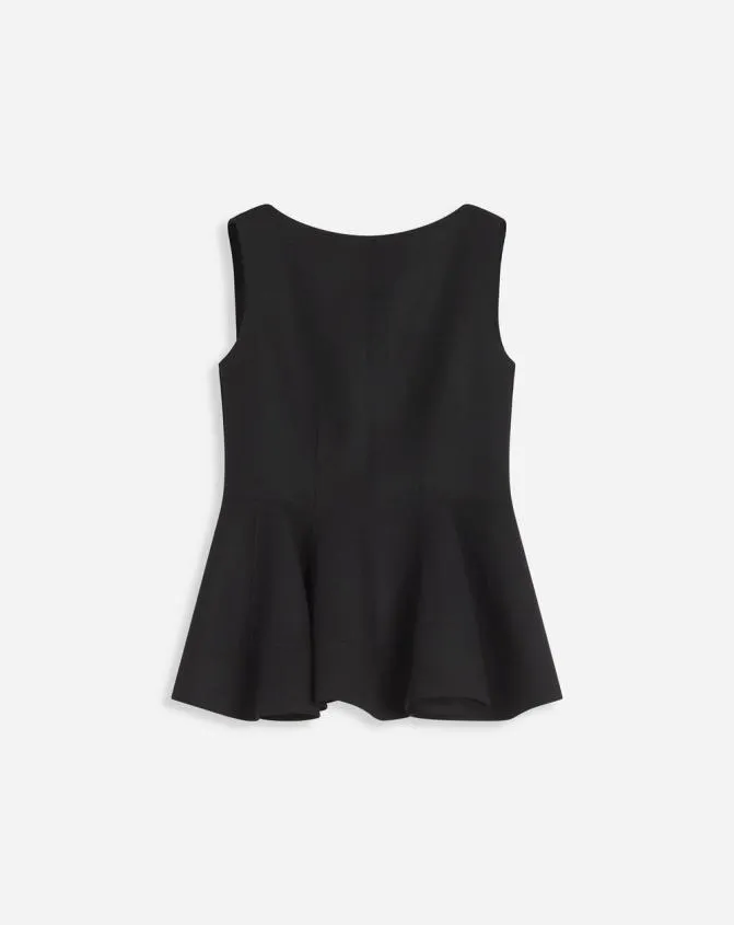 Women Tops Lanvin Peplum Top Black