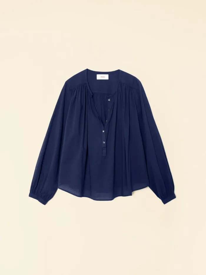 Women Tops XRENA Navy Hennessy Top