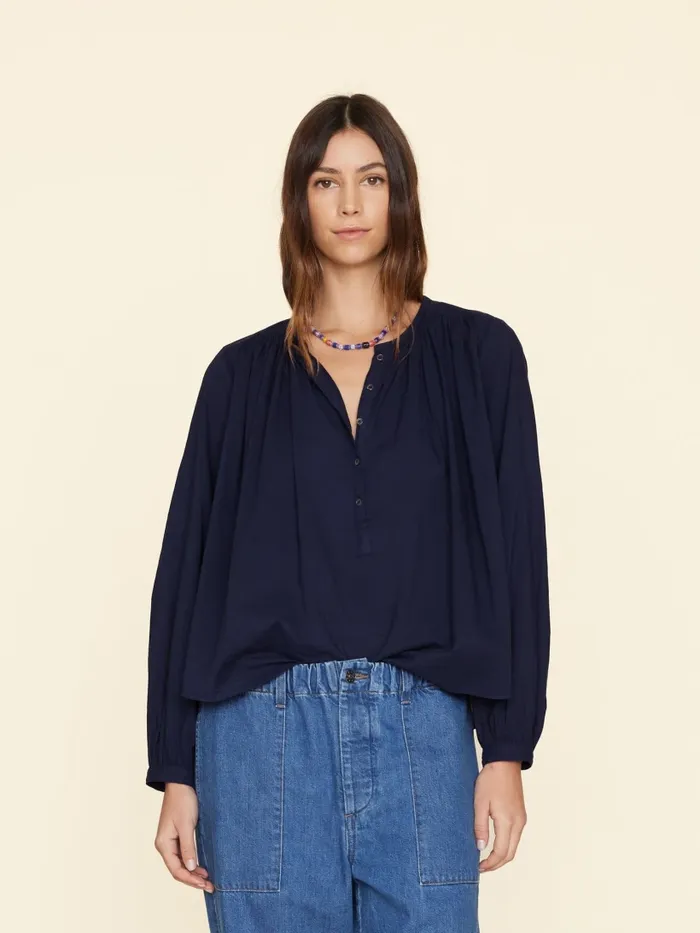 Women Tops XRENA Navy Hennessy Top Women Tops XRENA Navy Hennessy Top
