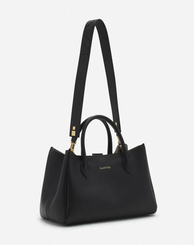 Women Tote Bags and Top Handle Bags Lanvin L039Octave By Leather Day Bag Black Women Tote Bags and Top Handle Bags Lanvin L039Octave By Leather Day Bag Black
