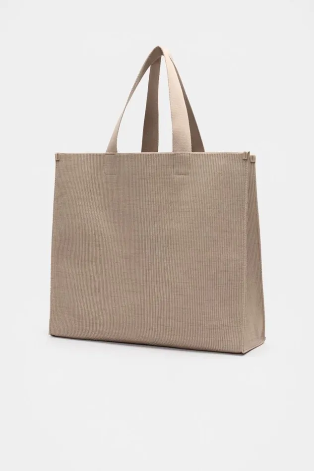 Women Tote Bags Seed Heritage Large Knit Tote Cookie