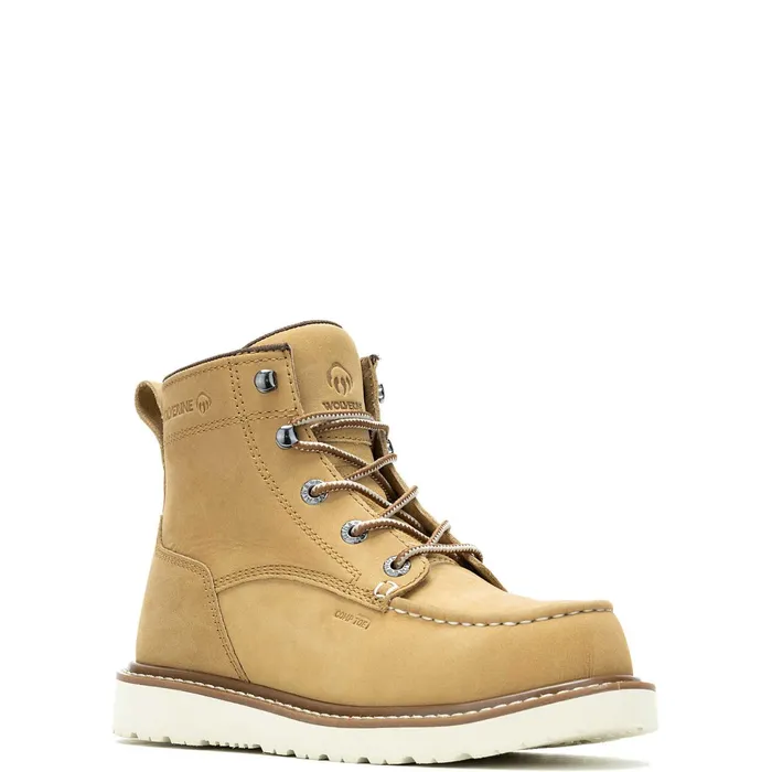 Women Trade Wedge Unlined 6034MocToe Work Boot Sand Wolverine Boots