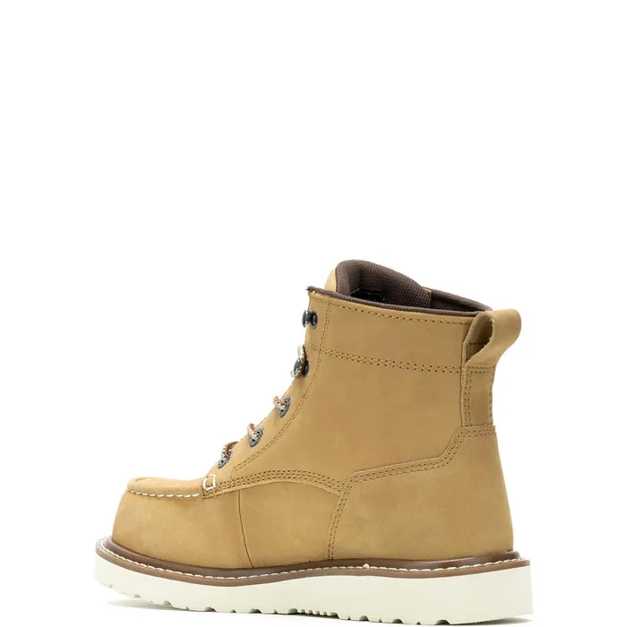 Women Trade Wedge Unlined 6034MocToe Work Boot Sand Wolverine Boots