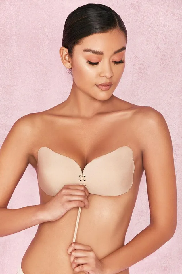 Women Ultra Push Up Invisible Bra 8211 Beige House Of CB Shapewear