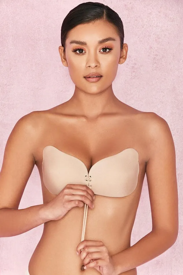 Women Ultra Push Up Invisible Bra 8211 Beige House Of CB Shapewear Women Ultra Push Up Invisible Bra 8211 Beige House Of CB Shapewear