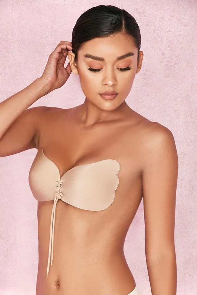 Women Ultra Push Up Invisible Bra 8211 Beige House Of CB Shapewear Women Ultra Push Up Invisible Bra 8211 Beige House Of CB Shapewear