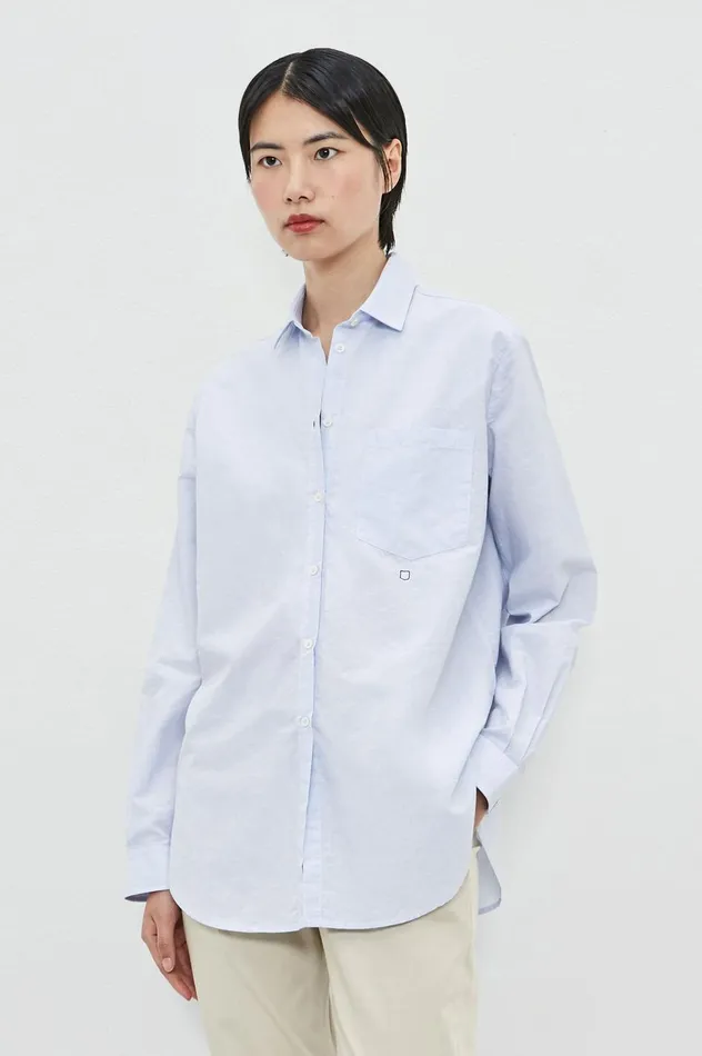 Women UMA 8211 Cotton Linen Shirt 8211 Air Massimo Alba Shirts