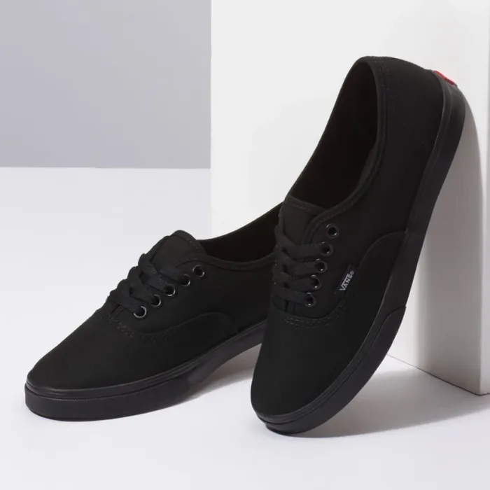 Women Vans Authentic Lo Pro BlackBlack Classics Shoes Women Vans Authentic Lo Pro BlackBlack Classics Shoes