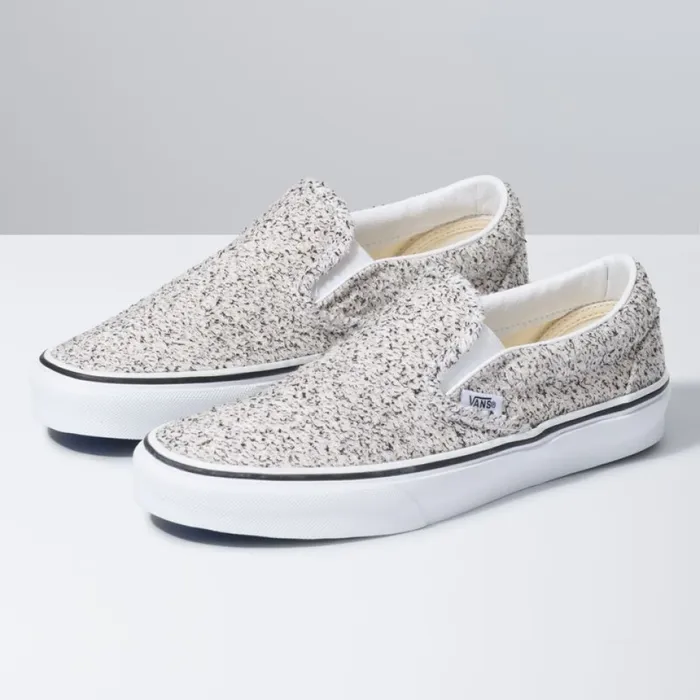 Women Vans Boucle Classic SlipOn SpeckleTrue White Classics Shoes