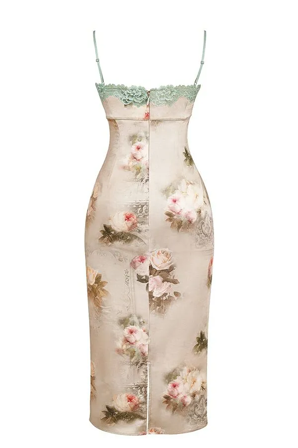 Women Venus Vintage Floral Midi Dress House Of CB Dresses