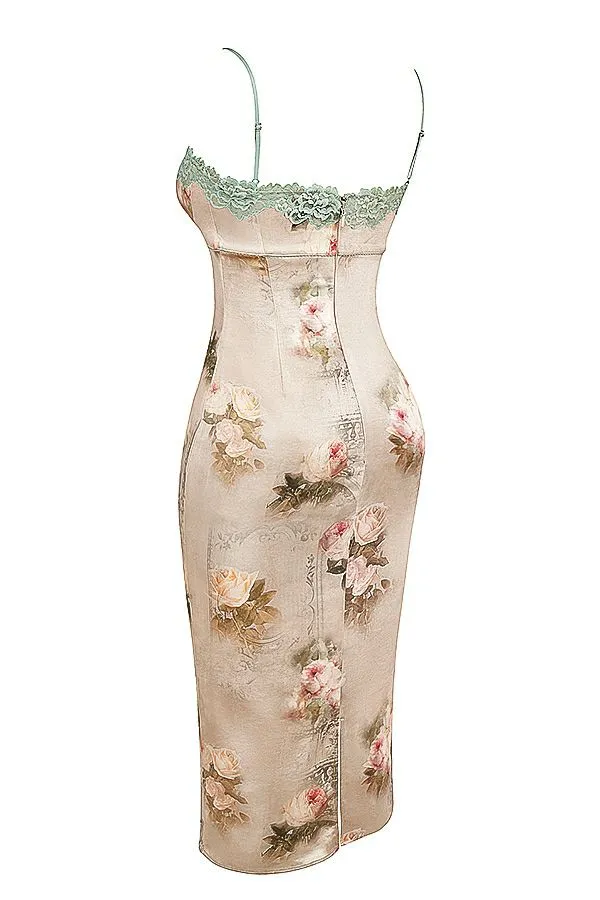 Women Venus Vintage Floral Midi Dress House Of CB Dresses