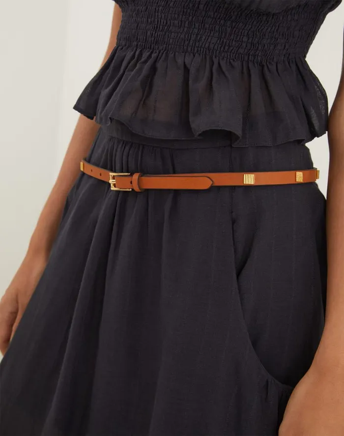 Women ViX Paula Hermanny Belts Jade Petit Belt 8211 Caramel