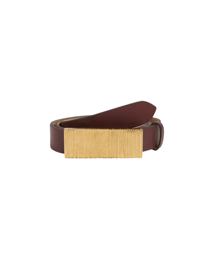 Women ViX Paula Hermanny Belts Luna Belt 8211 Wine