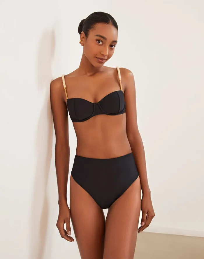 Women ViX Paula Hermanny Bottoms Bela Hot Pant Bottom 8211 Black