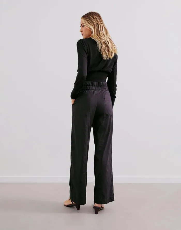 Women ViX Paula Hermanny Bottoms Domenique Pants 8211 Black