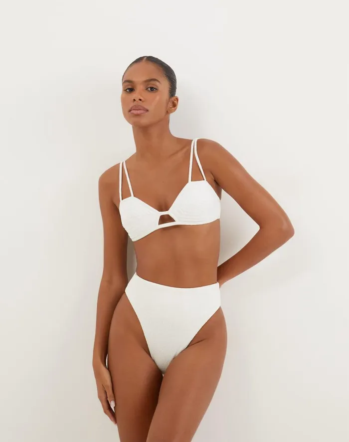 Women ViX Paula Hermanny Bottoms Firenze Gigi Hot Pant Bottom 8211 White