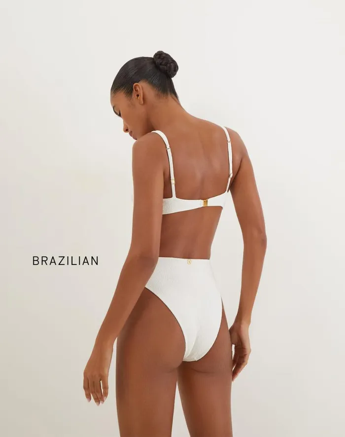 Women ViX Paula Hermanny Bottoms Firenze Gigi Hot Pant Bottom 8211 White