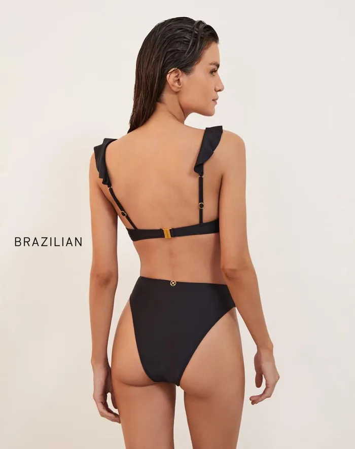 Women ViX Paula Hermanny Bottoms Gigi Hot Pant Bottom 8211 Black
