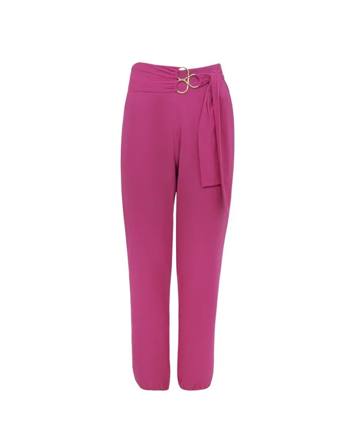Women ViX Paula Hermanny Bottoms Kira Pants 8211 Bubblegum