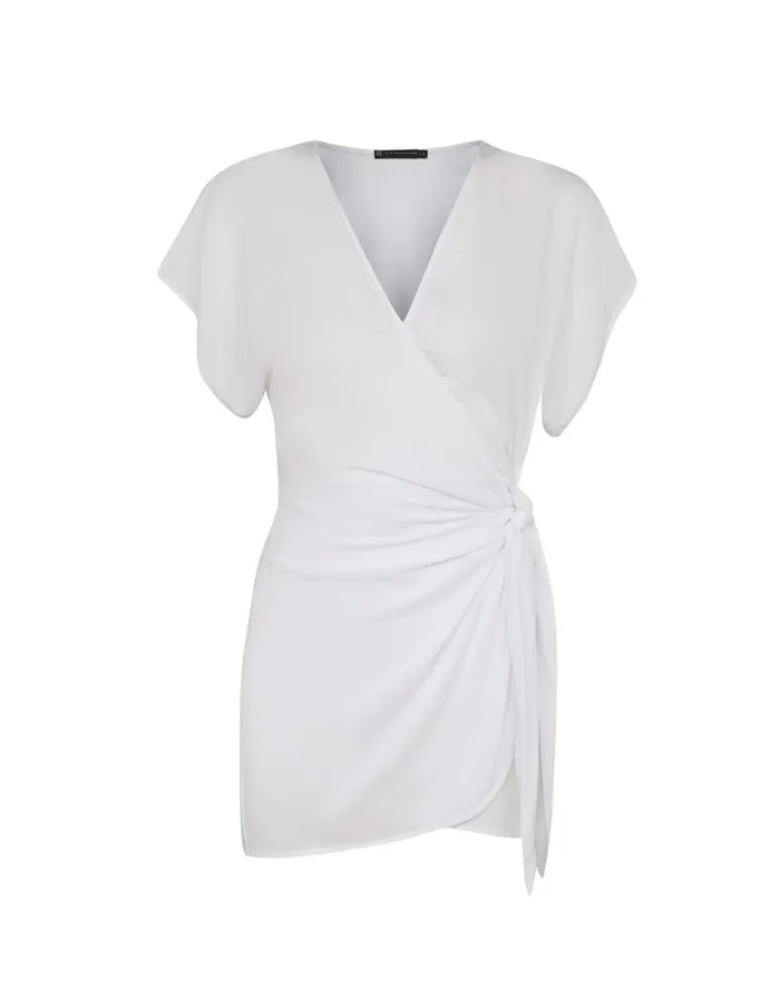 Women ViX Paula Hermanny Cover Ups Emily Caftan 8211 Off White