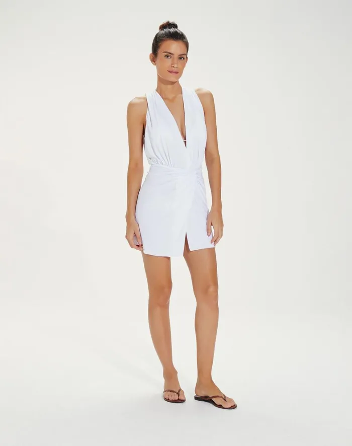 Women ViX Paula Hermanny Cover Ups Karina Mini Cover Up 8211 White