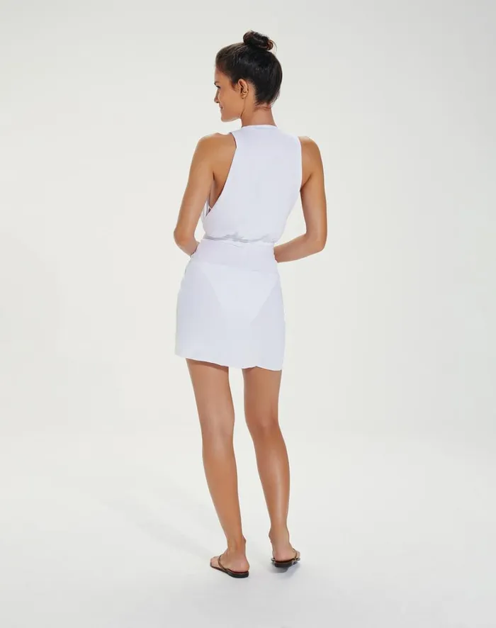 Women ViX Paula Hermanny Cover Ups Karina Mini Cover Up 8211 White