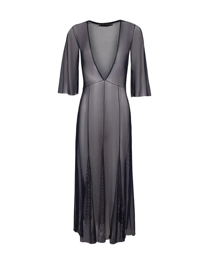 Women ViX Paula Hermanny Cover Ups Karlie Long Cover Up 8211 Indigo