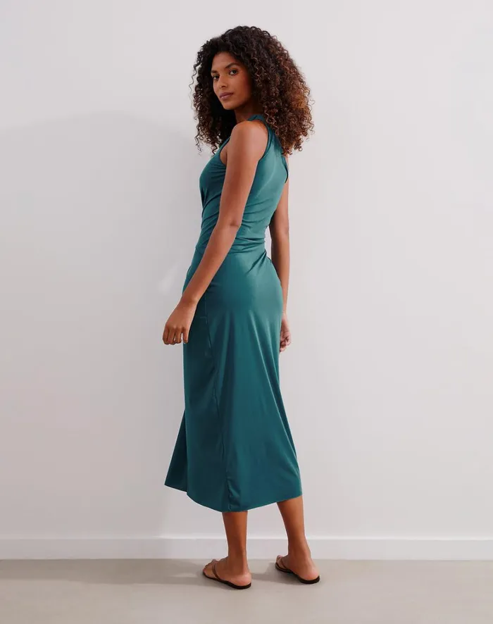 Women ViX Paula Hermanny Cover Ups Kiana Long Cover Up 8211 Ultra Marine
