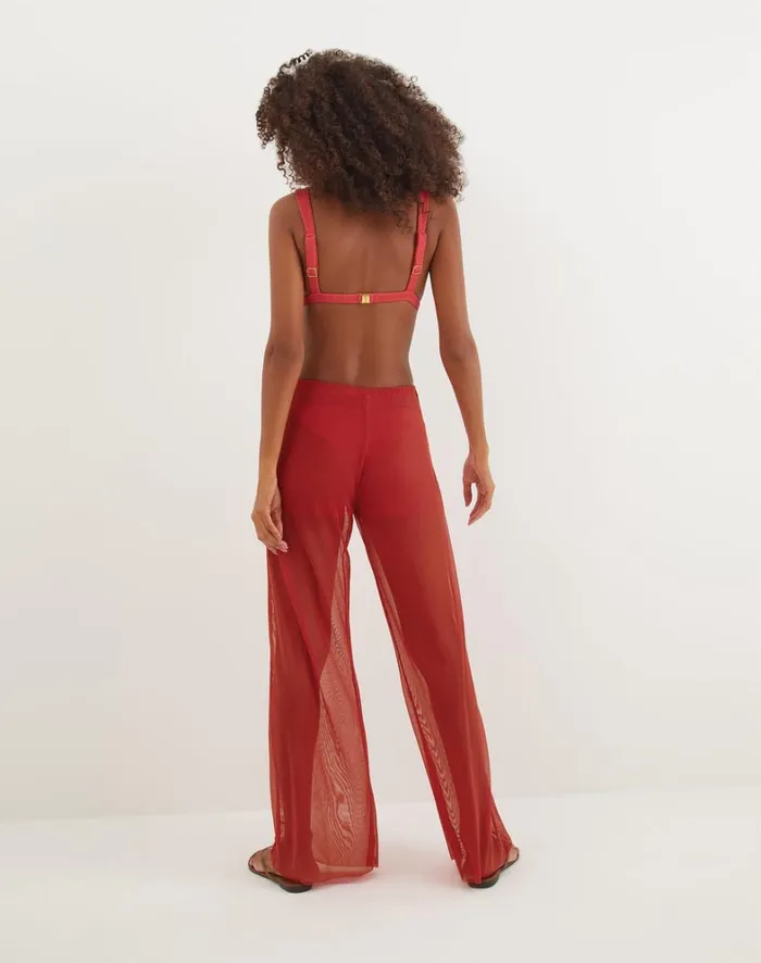 Women ViX Paula Hermanny Cover Ups Nivea Pants 8211 Raspberry