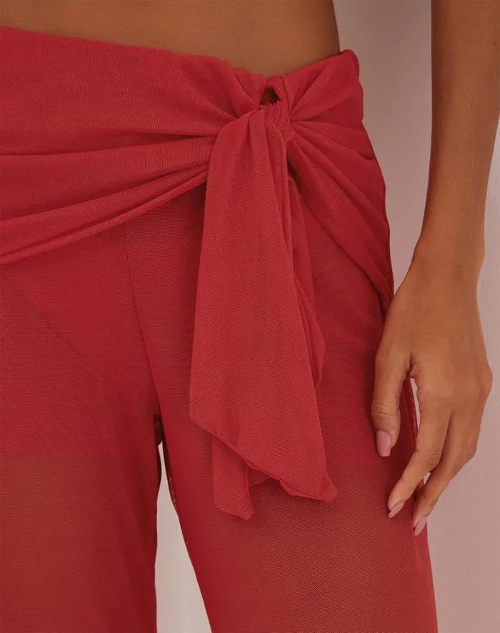 Women ViX Paula Hermanny Cover Ups Nivea Pants 8211 Raspberry