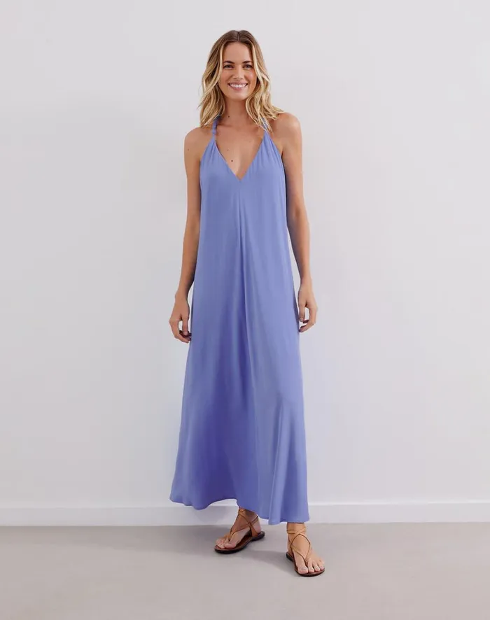 Women ViX Paula Hermanny Dresses Remi Detail Long Dress 8211 Infinite