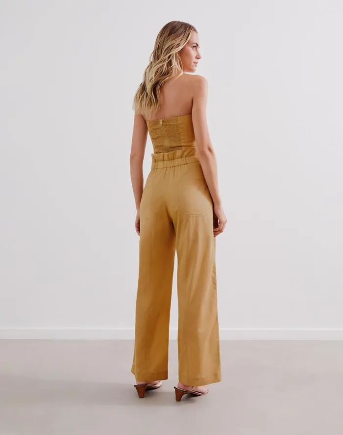 Women ViX Paula Hermanny Matching Sets Domenique Pants 8211 Walnut