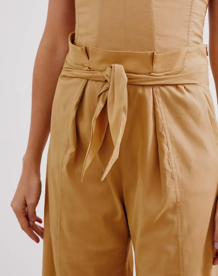 Women ViX Paula Hermanny Matching Sets Domenique Pants 8211 Walnut