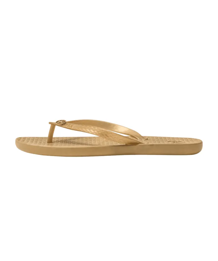 Women ViX Paula Hermanny Sandals Flip Flop 8211 Gold