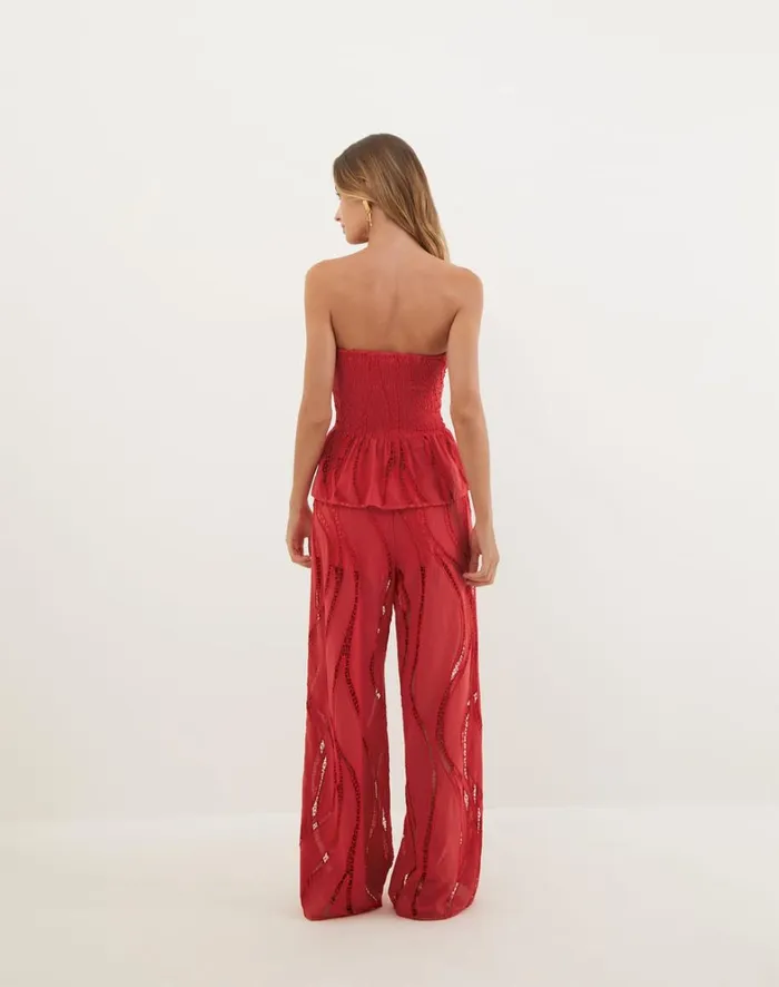 Women ViX Paula Hermanny Tops Babi Top 8211 Raspberry