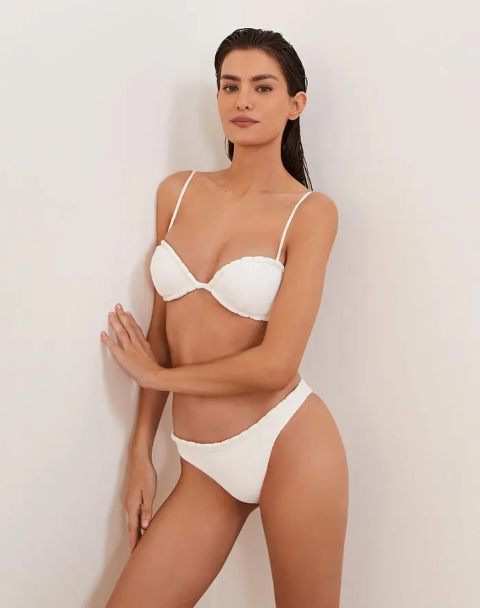 Women ViX Paula Hermanny Tops Firenze Fran Bela Top 8211 White