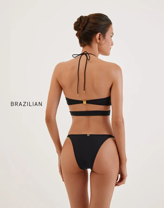 Women ViX Paula Hermanny Tops Gi Top 8211 Black