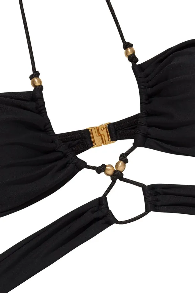 Women ViX Paula Hermanny Tops Gi Top 8211 Black
