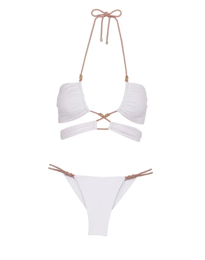 Women ViX Paula Hermanny Tops Gi Top 8211 White