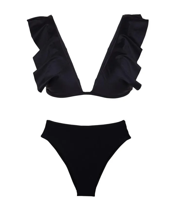 Women ViX Paula Hermanny Tops Liz Top 8211 Black