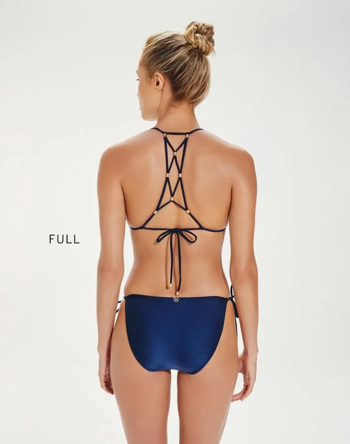 Women ViX Paula Hermanny Tops Lucy Triangle Top 8211 Indigo